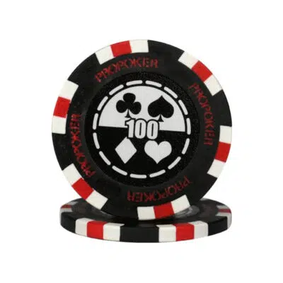 Jeton pro poker 13.5 gr Valeur 100