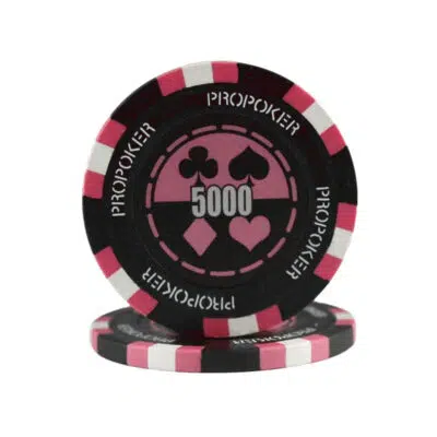 Jeton pro poker 13.5 gr Valeur 5000
