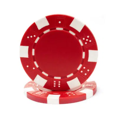 Jeton Dice Chips Rouge