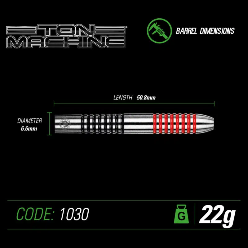 Winmau Ton Machine 22 gr