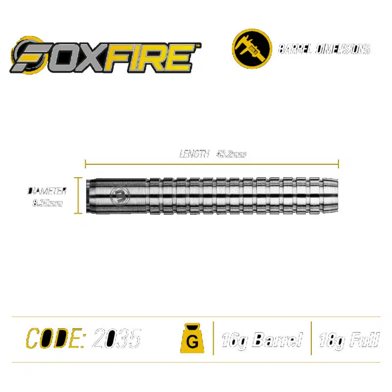 WINMAU FOXFIRE 18 gr