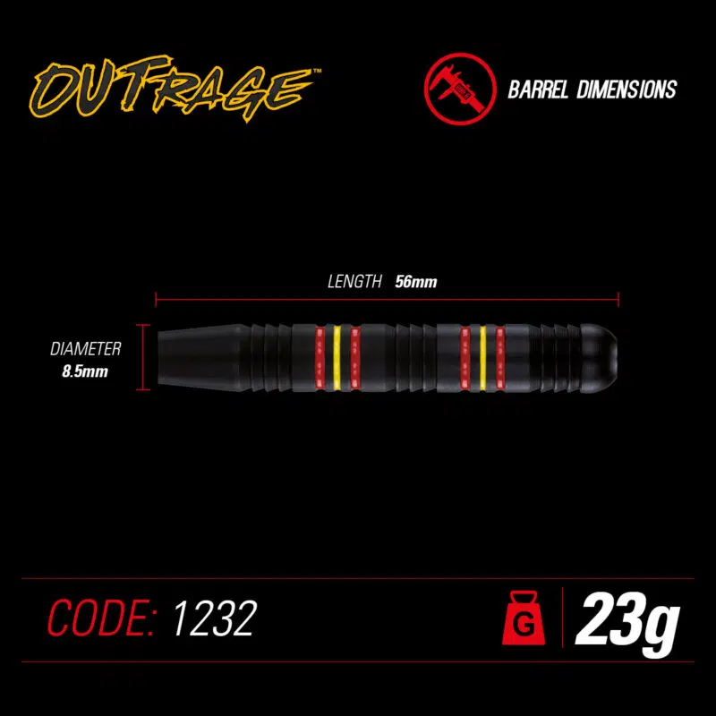 Winmau Outrage 23 gr