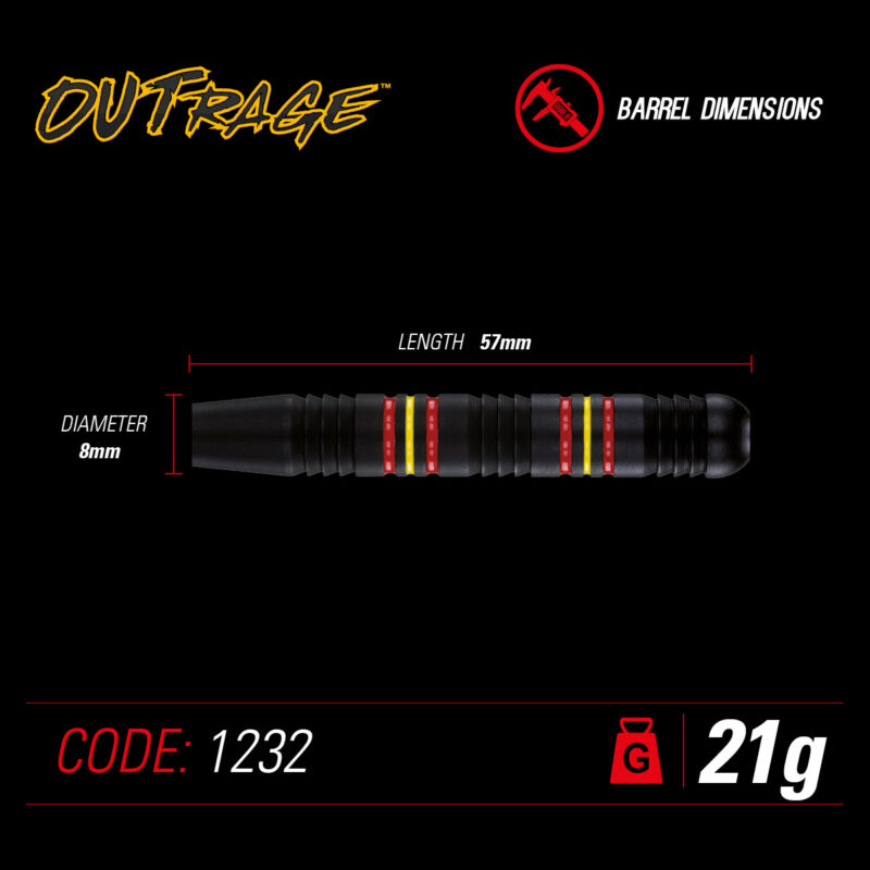 Winmau Outrage 21 gr