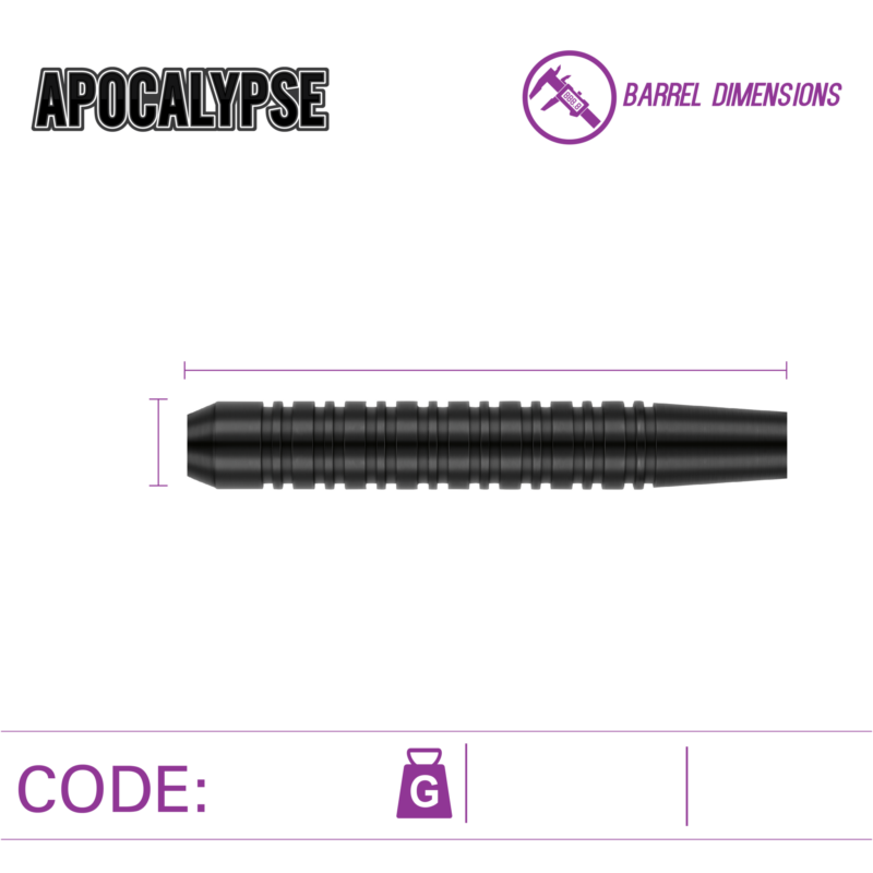 Winmau APOCALYPSE 20gr – Image 3