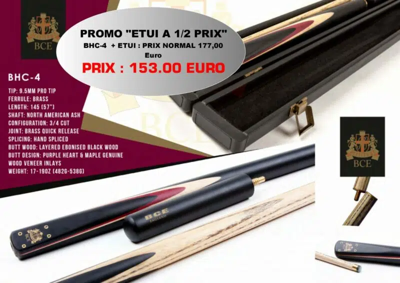 PROMO QUEUE 3/4 BHC-4UK + ÉTUI