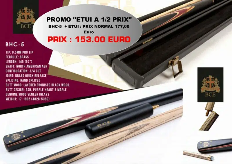 PROMO QUEUE 3/4 BHC-5UK + ÉTUI